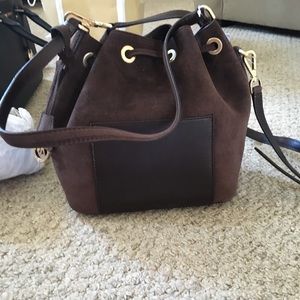 Coffee Michael kors suede purse